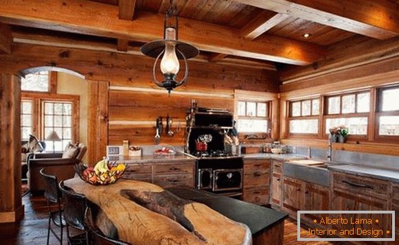 Дървена кухня Снимка 7