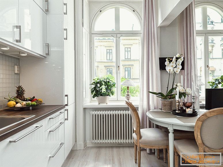 Интериорен дизайн на апартамент от 22 квадратни метра в скандинавски стил