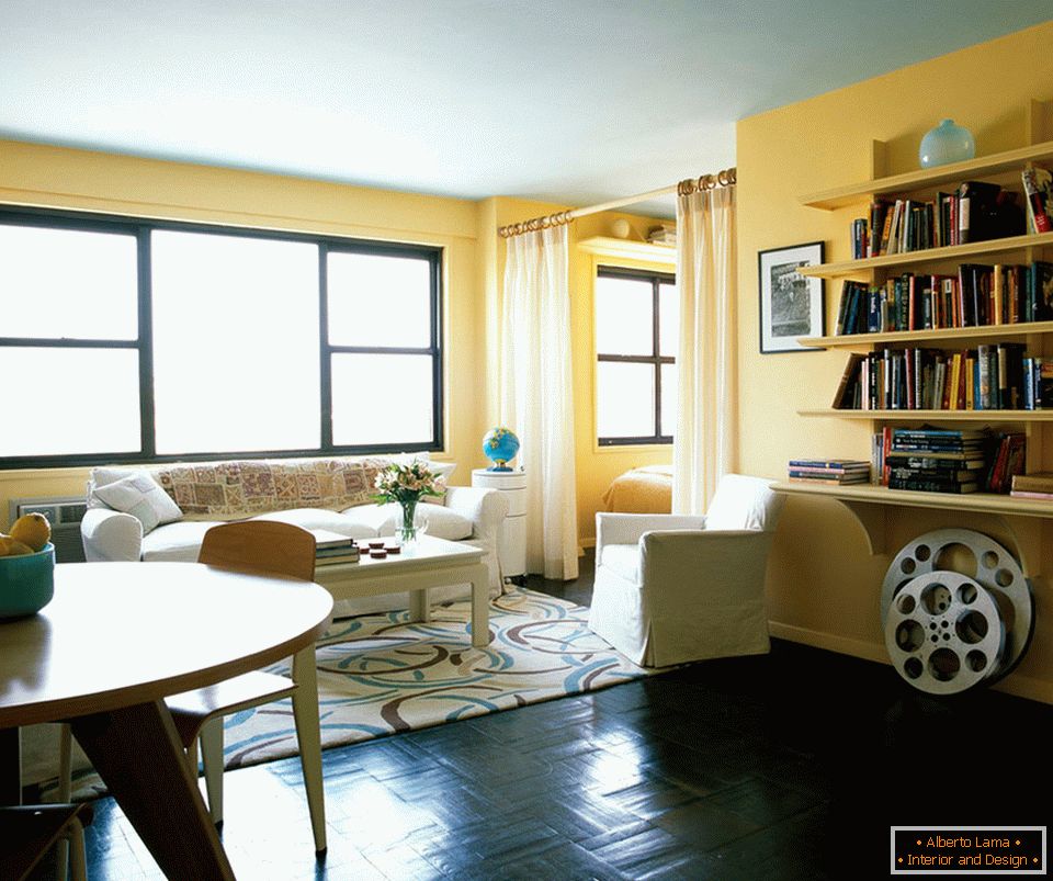 Интериор на апартамент за момиче в Ню Йорк