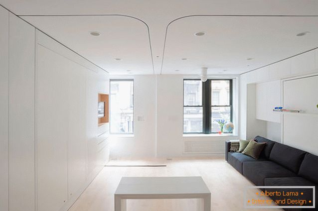 Вътрешен мултифункционален апартамент-трансформатор в Ню Йорк