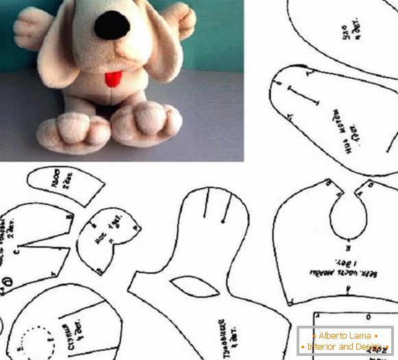 Новогодишно куче за играчки от филц със собствени ръце, снимка 24