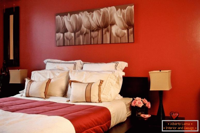 спалня-романтичния спални-цветове-за-майстори-спални-вземане-стаен-романтичната