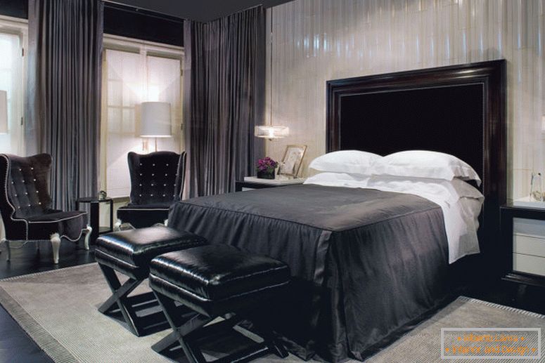 Интериорен дизайн спалня-в-черно-tsvete1