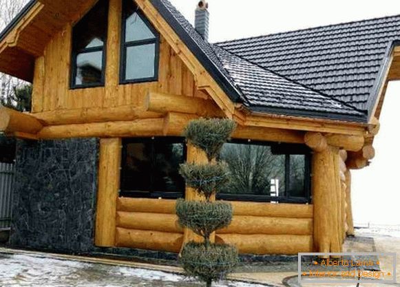 PVC дограма в дървена къща