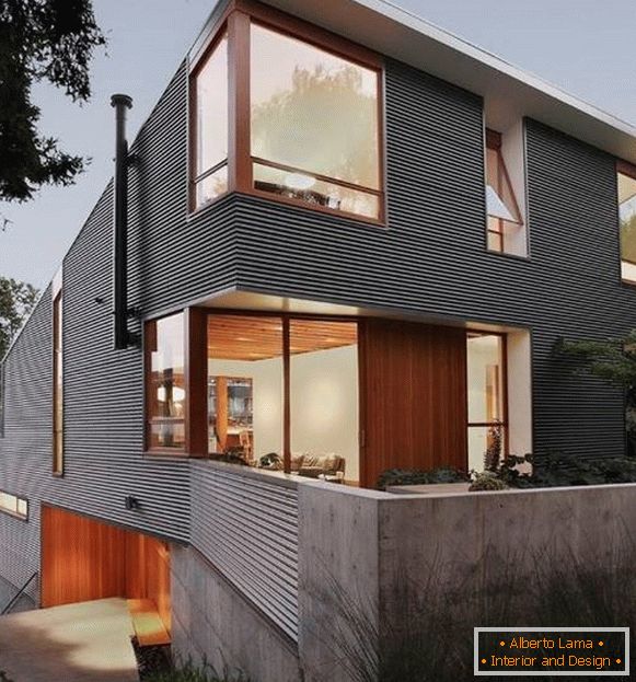 Облицовъчни къщи с метални панели