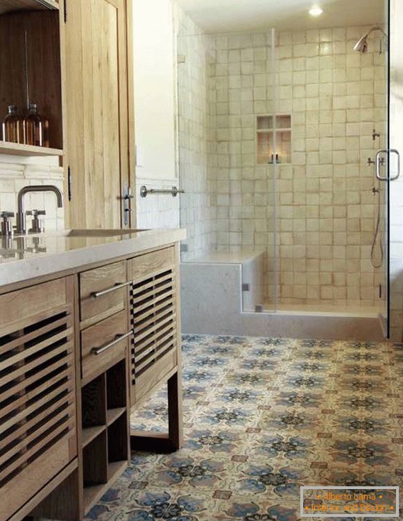 Стилни плочки в дизайна на банята