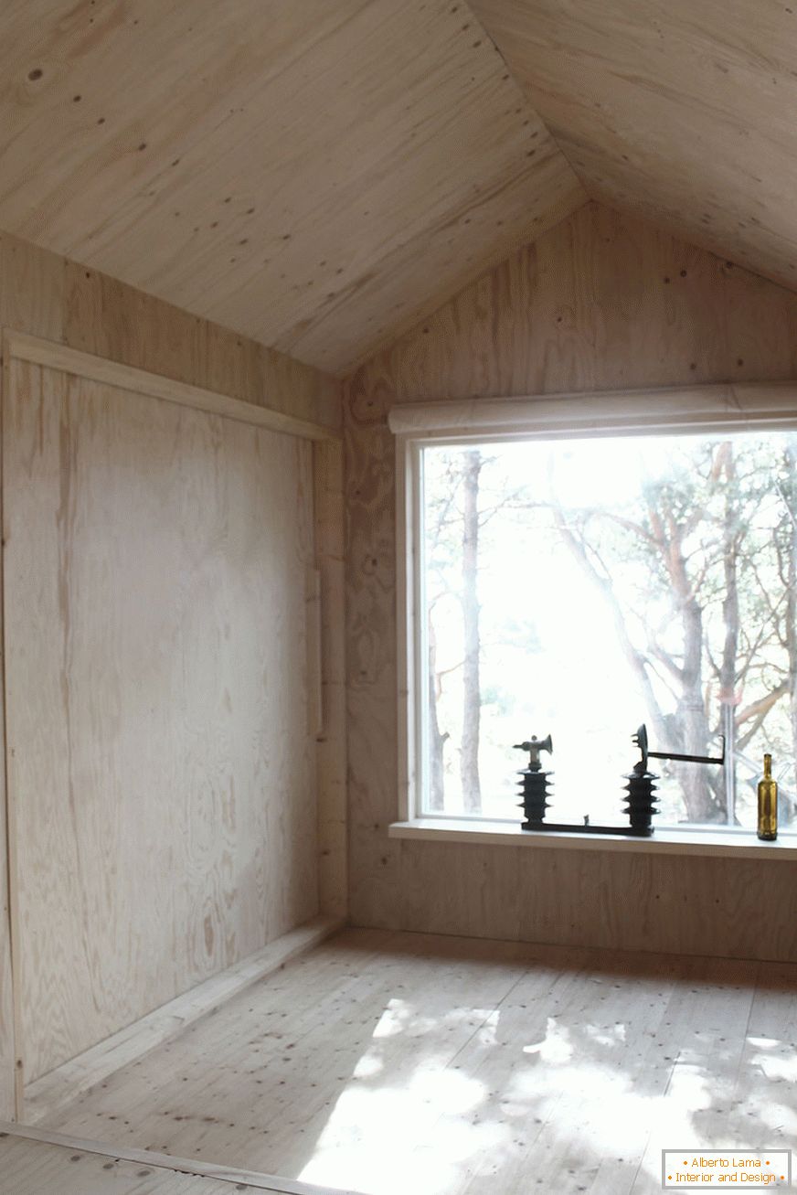Интерьер мини-дома Ермитаж кабина в Швеции
