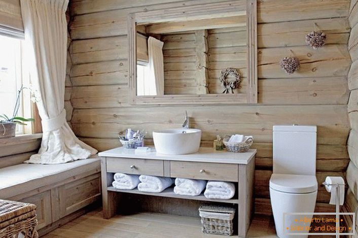 Дървени мебели за баня