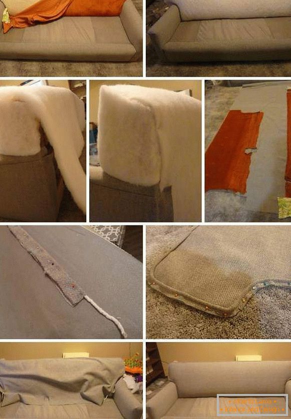 Възстановяване на мека мебел - идеи за свиване на дивана