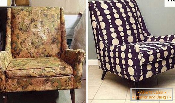 Снимки на стола преди и след свиването и възстановяването