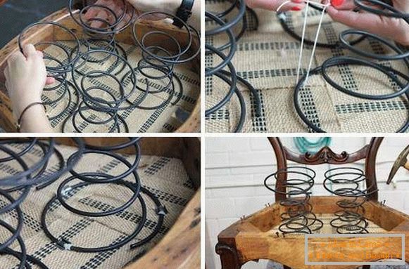 Ремонт на мека мебел от собствени ръце - ремонт на пружини
