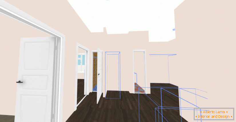 3D моделиране на интериора на къщата