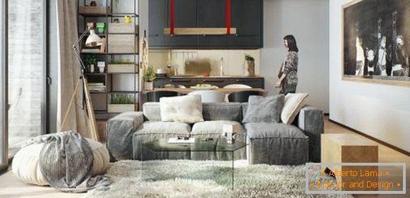 Скандинавски стил във вътрешността на апартамента - снимки на истински домове