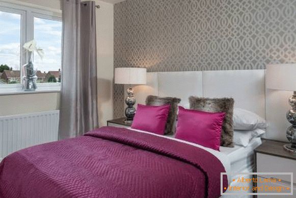 Модерен спалня - снимка с красиви тапети