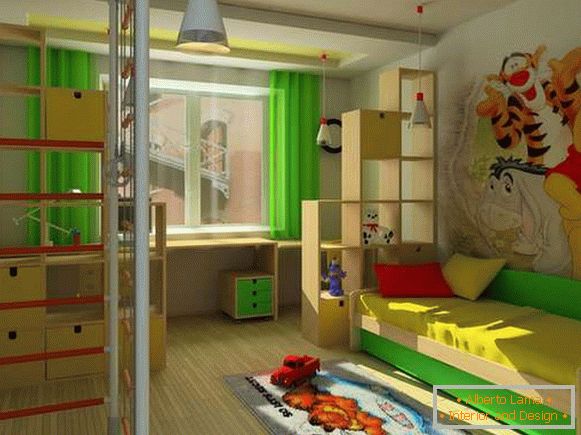 интериор на детска стая за 5-годишно момче, снимка 9