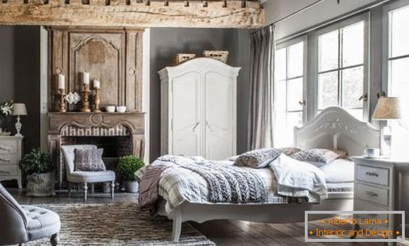 Дизайн на спалня в стила на Прованс - фото с идеями декора
