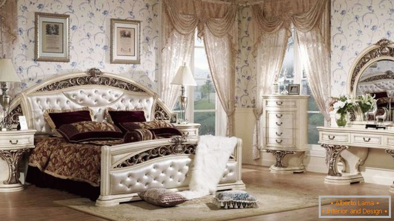 опция дизайн спалня в стил барок-