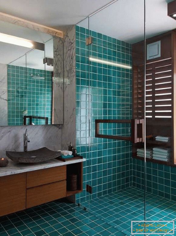 Стъклени душове в дизайна на банята