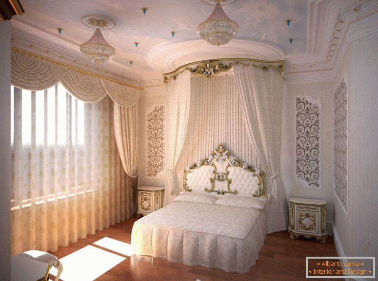 дизайн дизайн спалня в стил барок-