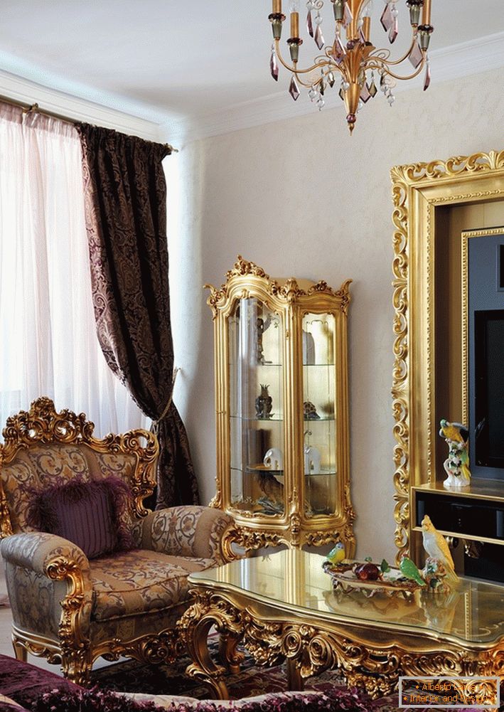 злато антураж в стил барок