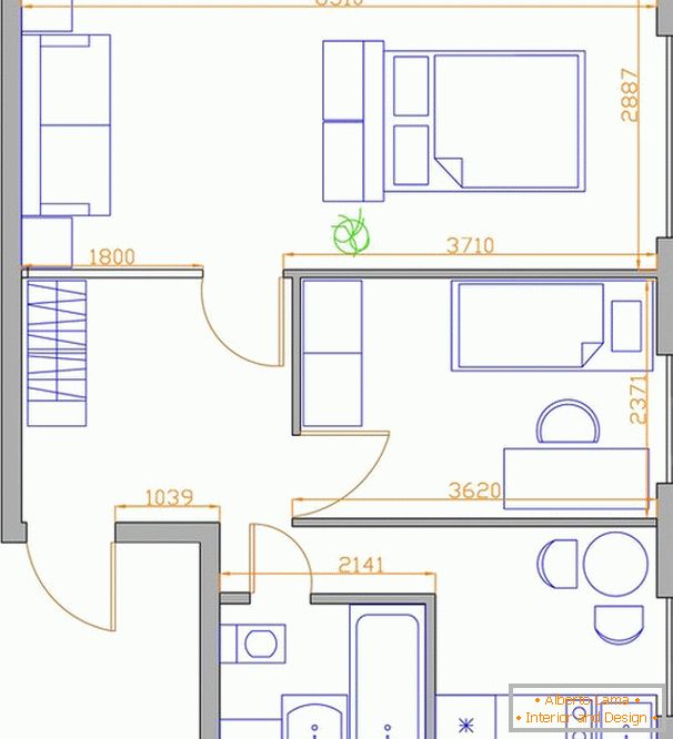 Оформлението на малък апартамент