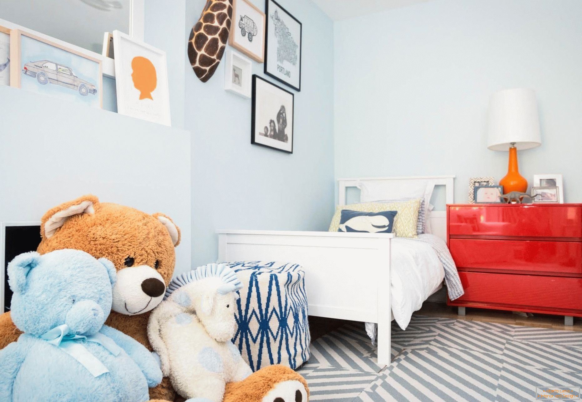 Норвежки стил в декора на спалня за дете