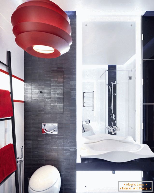 Дизайн на банята в синтезиран стил