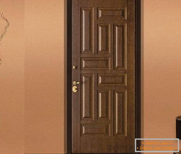 дървени входни врати за апартаменти, снимка 32