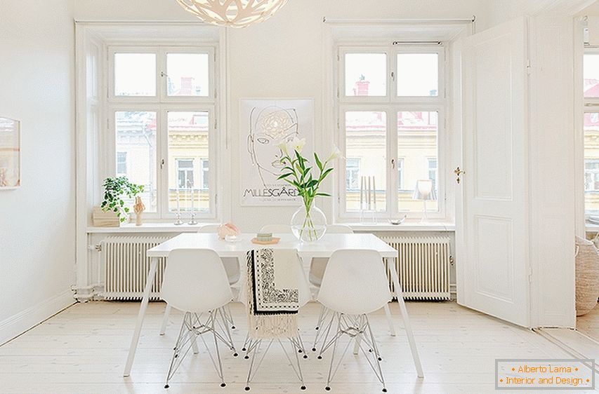 Елегантен интериор на шведски апартамент