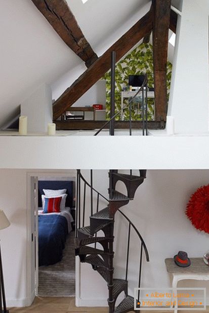 Красиви френски мотиви в стълбището