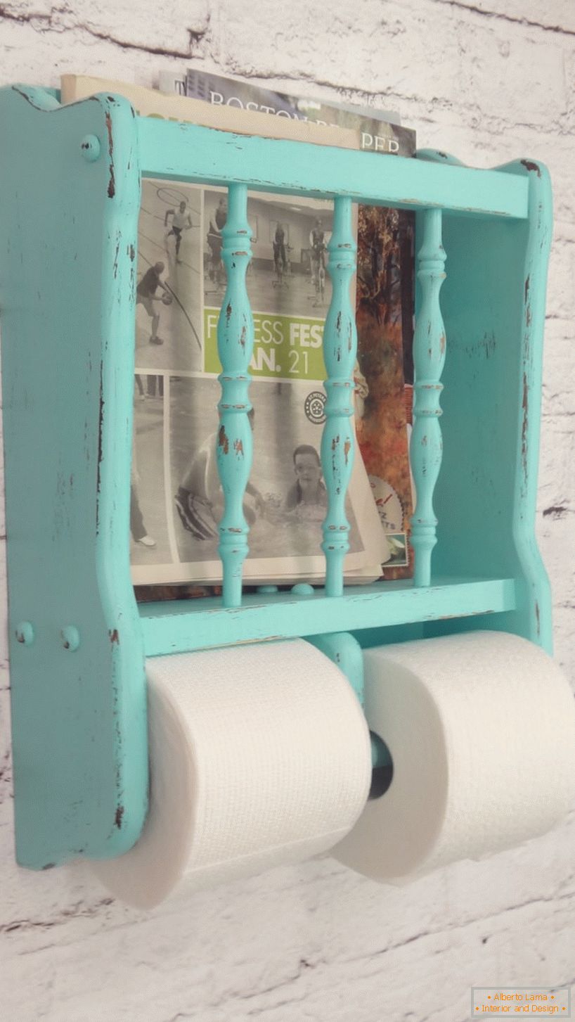 Тюркоаза Vintage тоалетна хартия