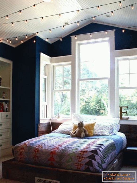Осветление на спалнята с LED светлини