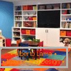 Ярки цветове в дизайна на детската стая