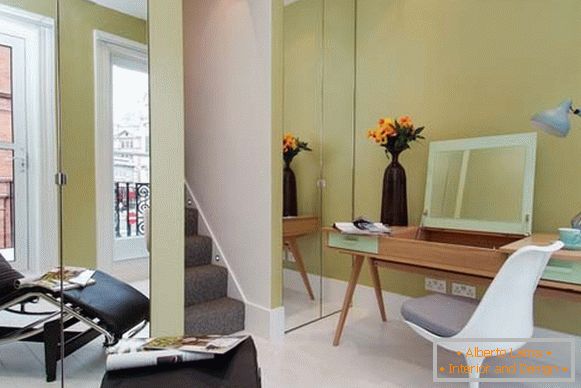 Интериорен дизайн на малък апартамент в Лондон