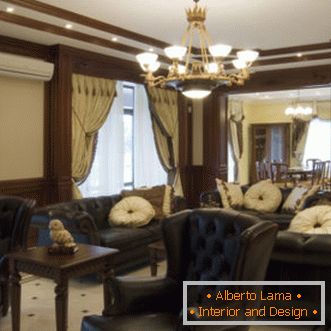 Черно-бял хол - 55 снимки на необичайни решения за хола