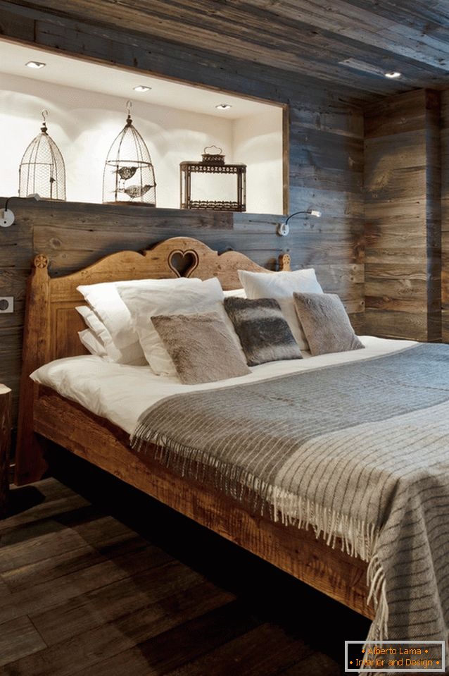 Дървена спалня, красива ли е?