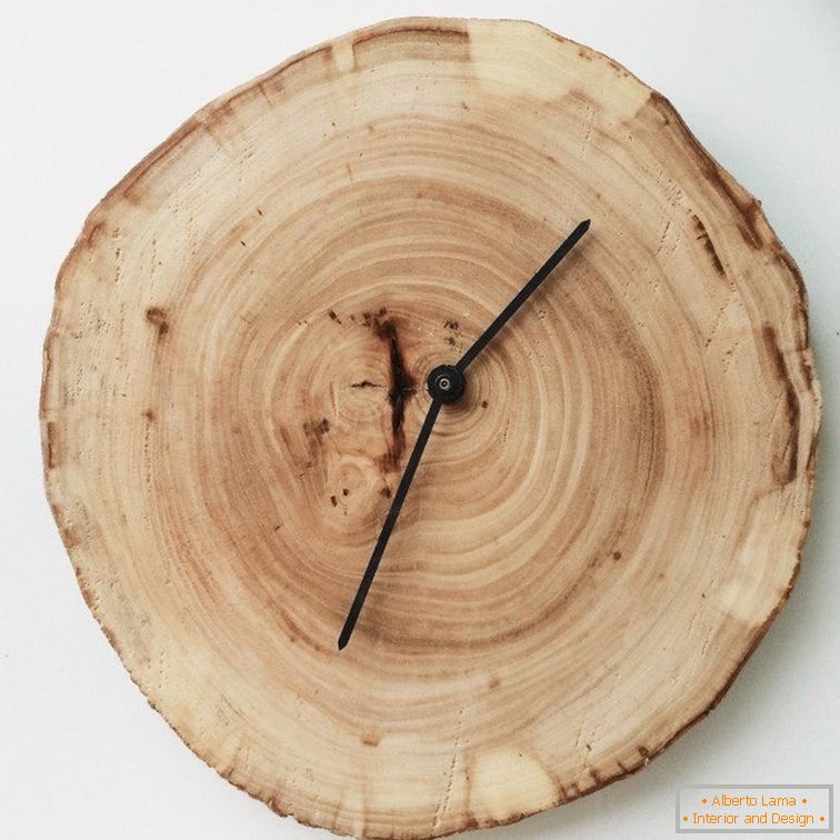 Наберете за стенен часовник от дърво