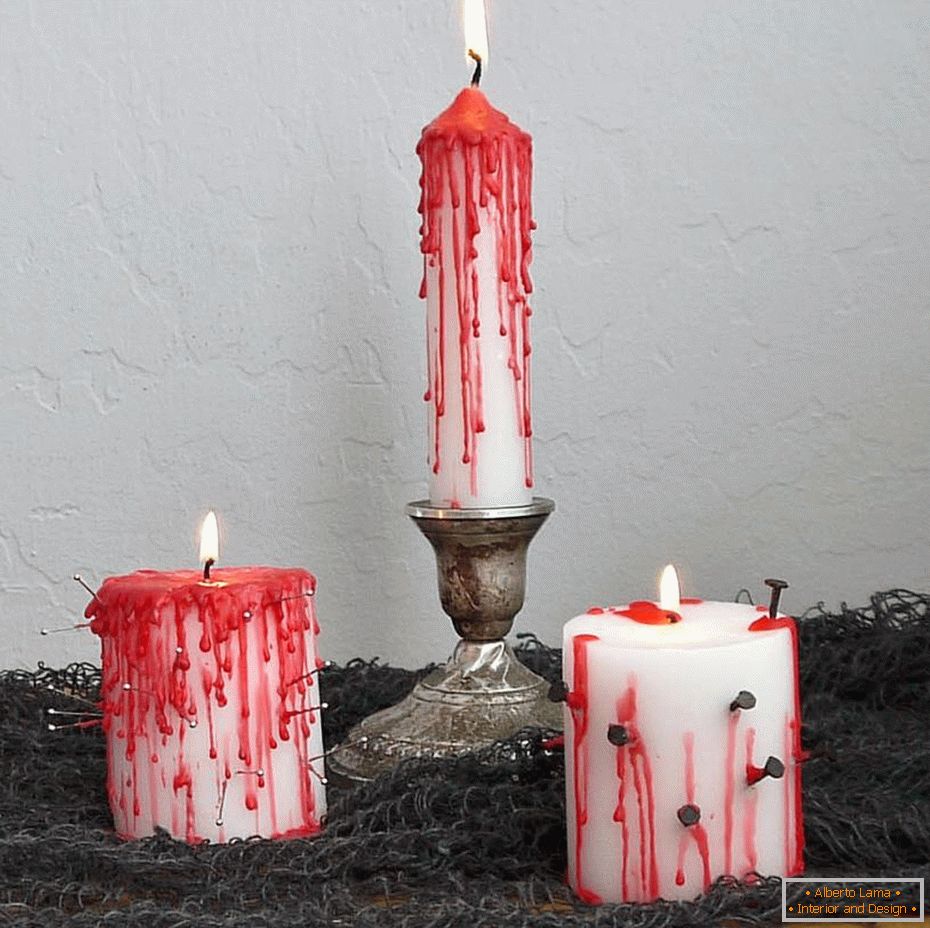 Декор за свещи на Хэллоуин
