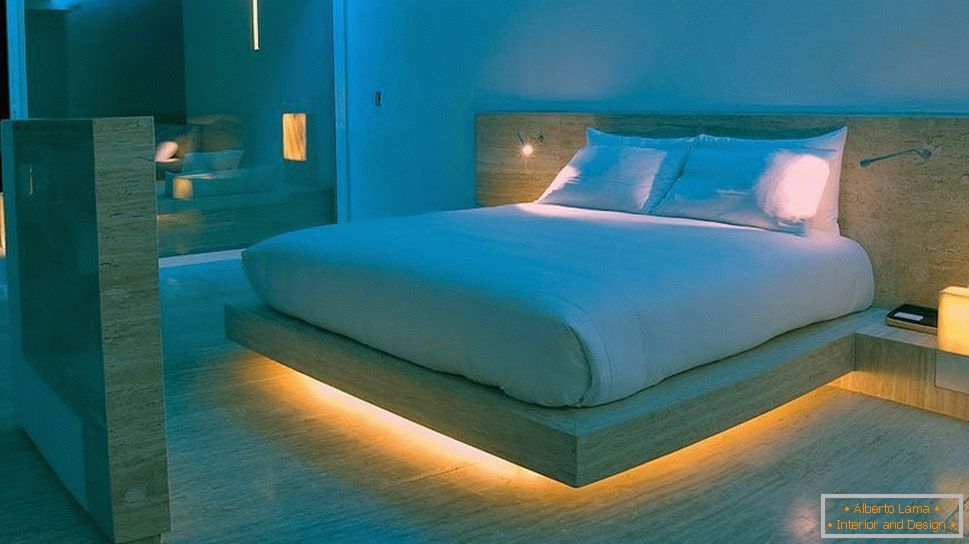 Подсветка с легло