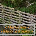 Плетена ограда за градината