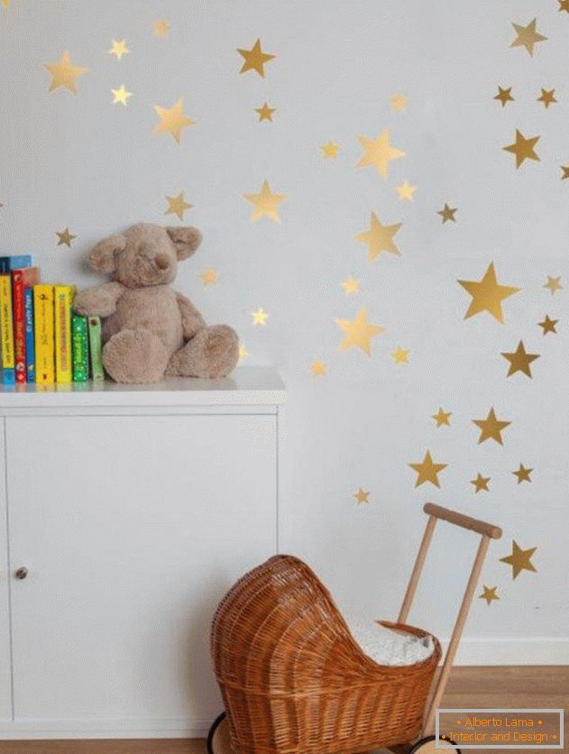 Звездички със собствените си ръце в детската стая