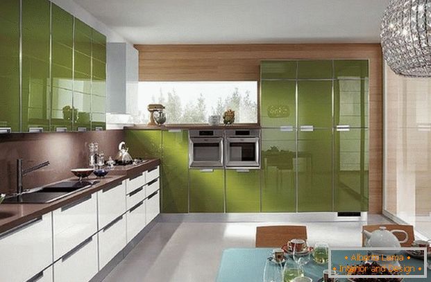 кухня снимка дизайн в модерен стил снимка