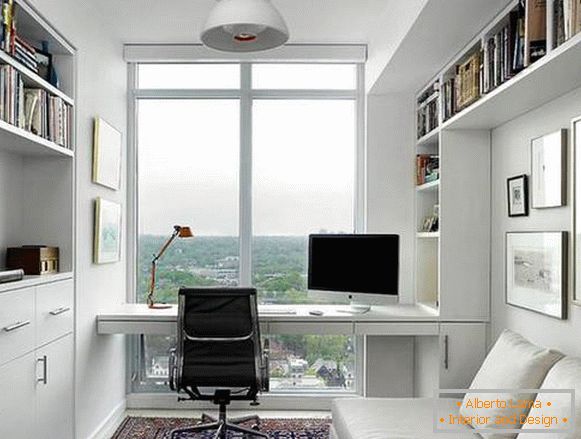 дизайн на офиса в апартамент в модерен стил, снимка 20
