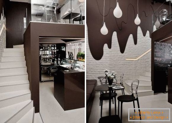 Модерен дизайн кафе бар шоколадов бар