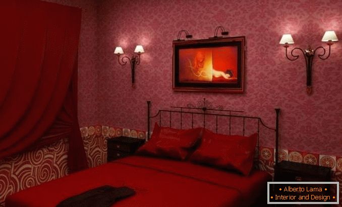 червена спалня, снимка 30