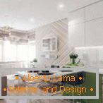 Мебели в зелен дизайн в кухнята