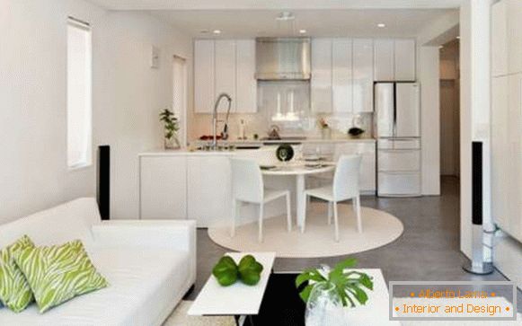 кухненски дизайн на хола в модерен стил, снимка 27