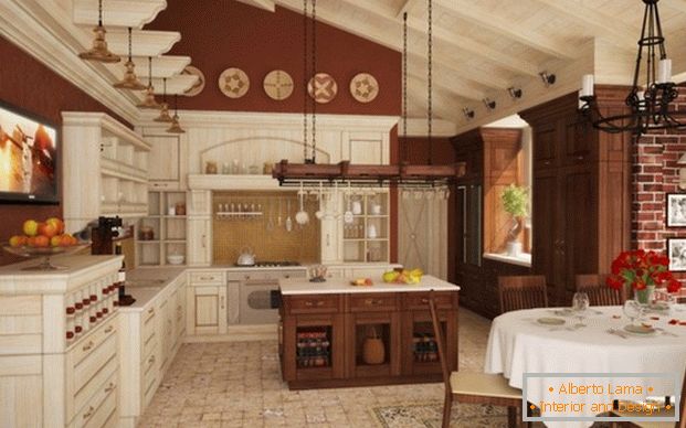 кухненски дизайн в частна къща