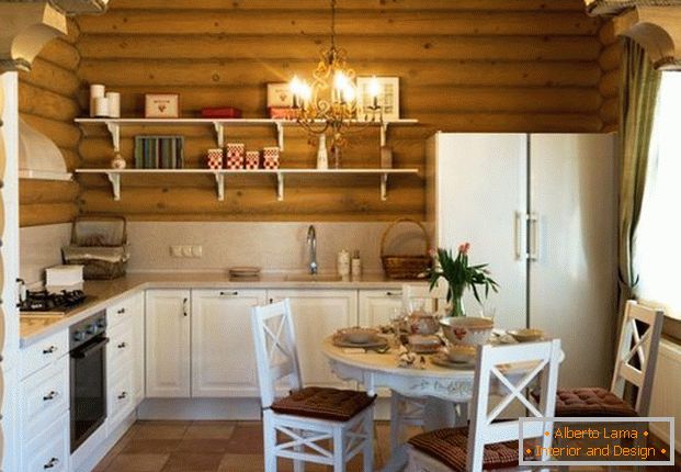 малка кухня в частна къща дизайн
