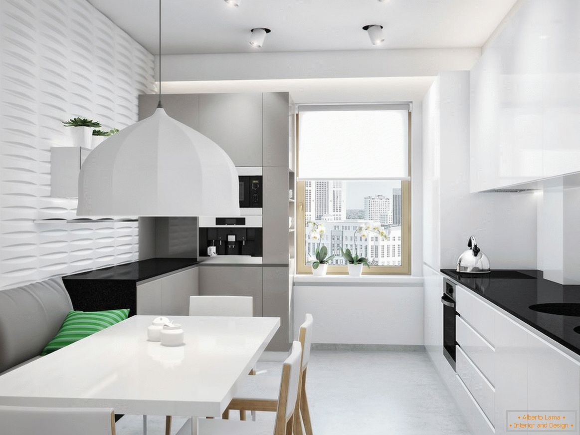 Светла кухня в стила на минимализма